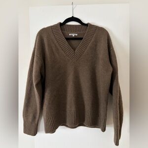 Reformation Jadey Cashmere V-Neck Sweater